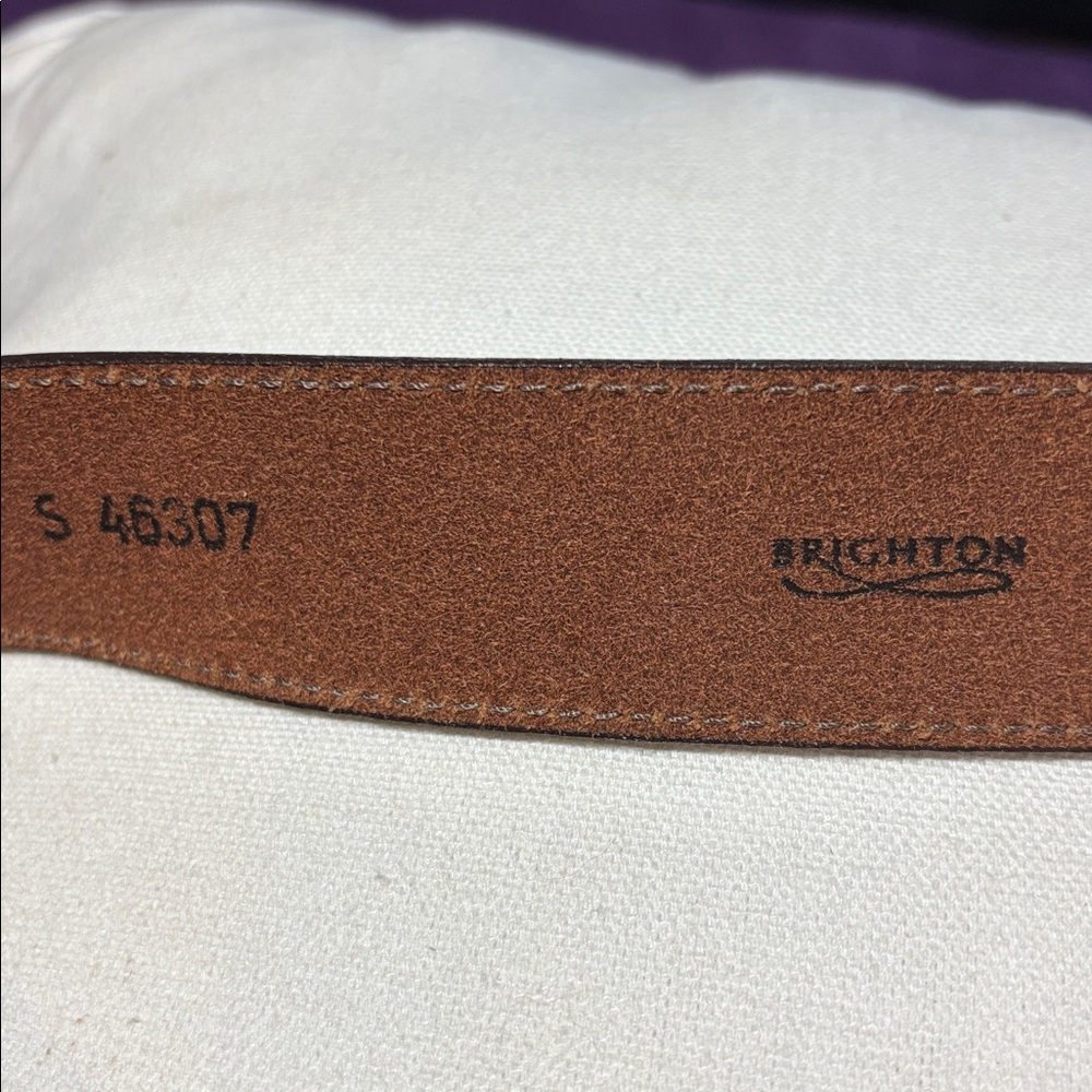Brighton Vintage Rare brown leather belt - Picture 2 of 8